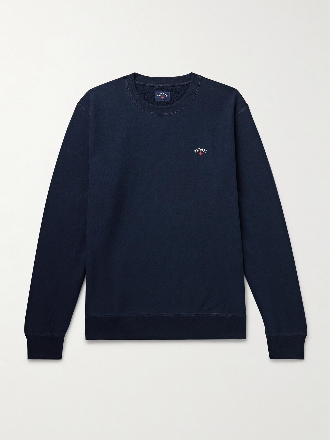 Noah Logo-Embroidered Cotton-Jersey weatshirt - Men