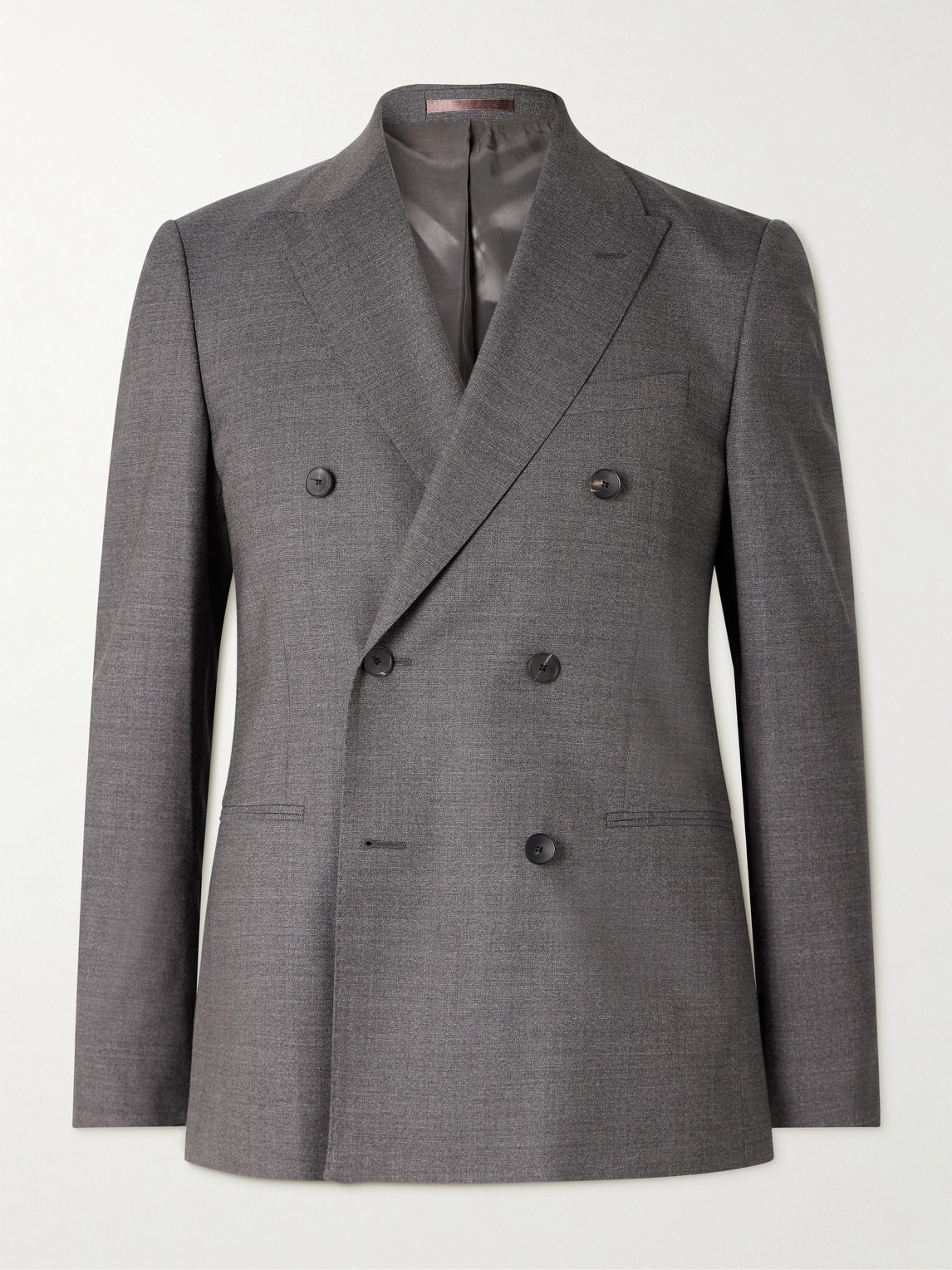 MR P. Slim-Fit Double-Breasted Wool Suit Jacket - Men