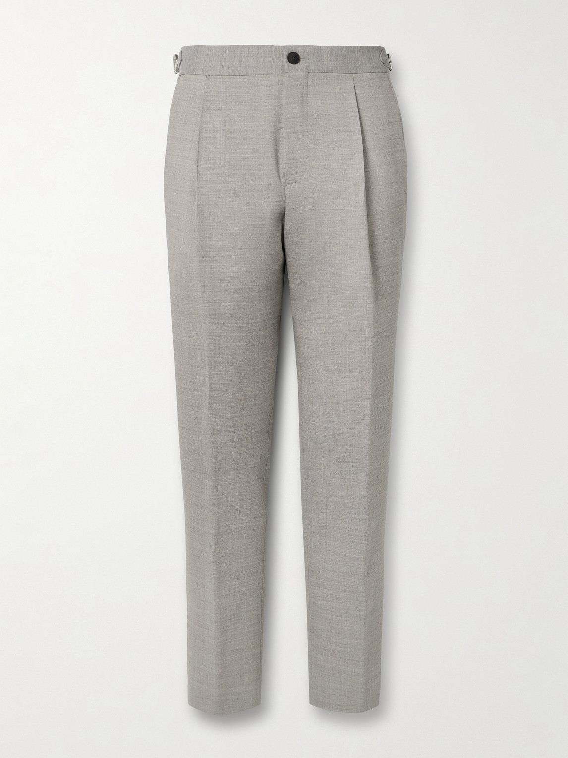 MR P. Daniel Tapered Pleated Wool-Flannel Suit Trousers - Men