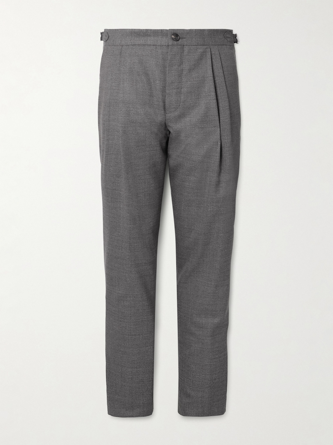MR P. Steve Pleated Wool Tapered Trousers - Men
