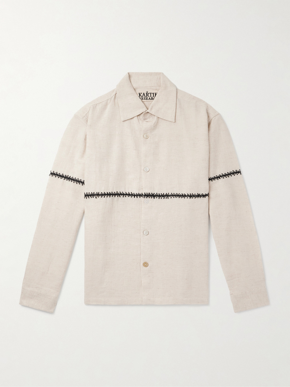 Kartik Research Rabari Embroidered Cotton Shirten