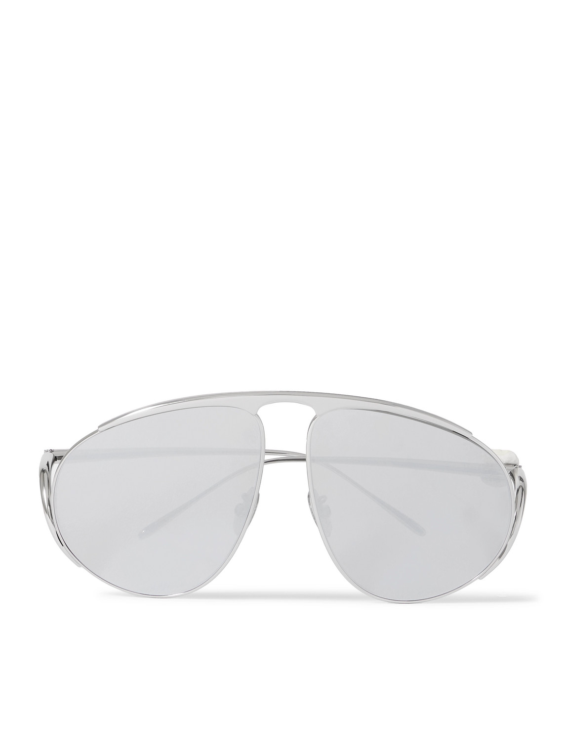 Loewe Aviator-style Silver-tone Sunglasses