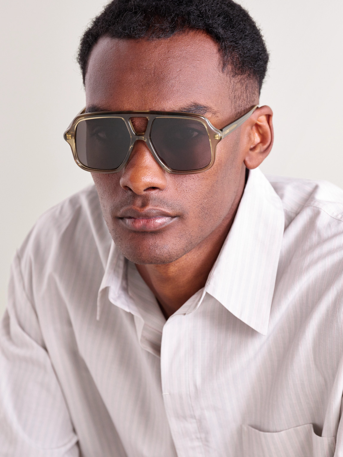 Loewe Aviator-style Acetate Sunglasses