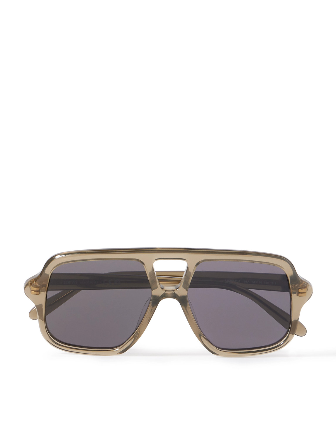 Loewe Aviator-style Acetate Sunglasses In Gray