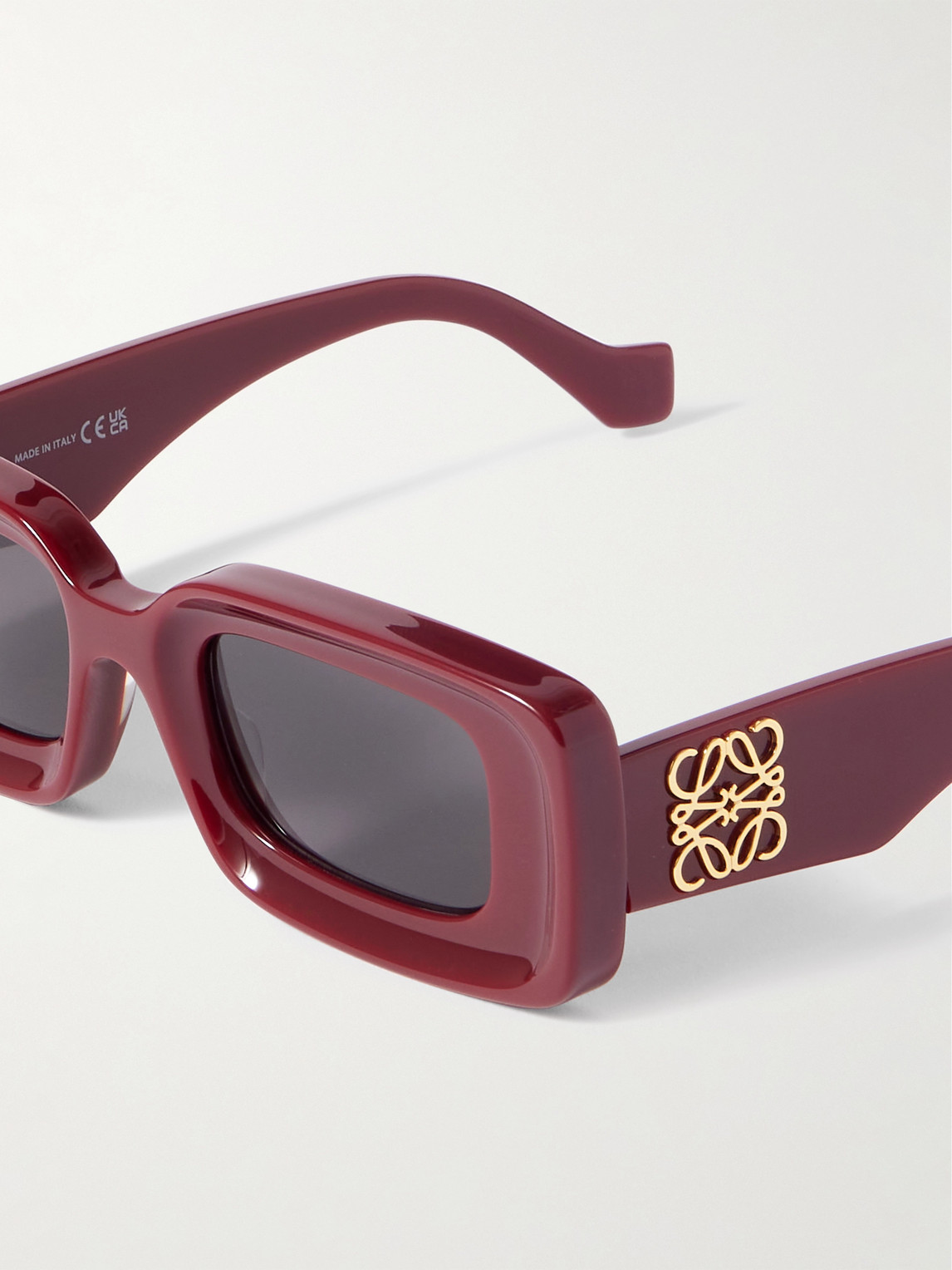 Loewe Anagram Rectangular-frame Acetate Sunglasses
