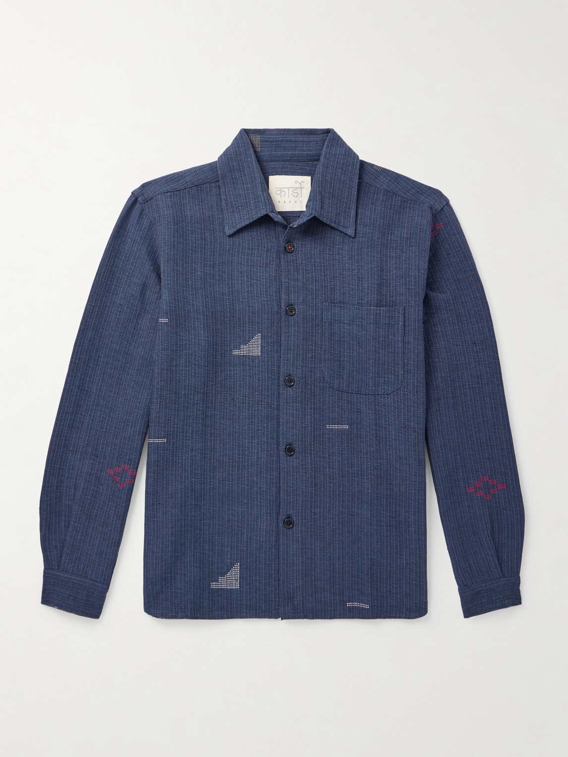 Kardo Luis Embroidered Cotton hirt - Men