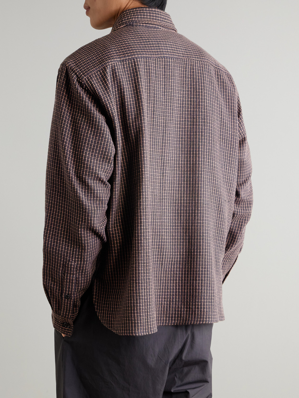 Kardo - Luis Checked Cotton Shirt - Men - Brown - M 
