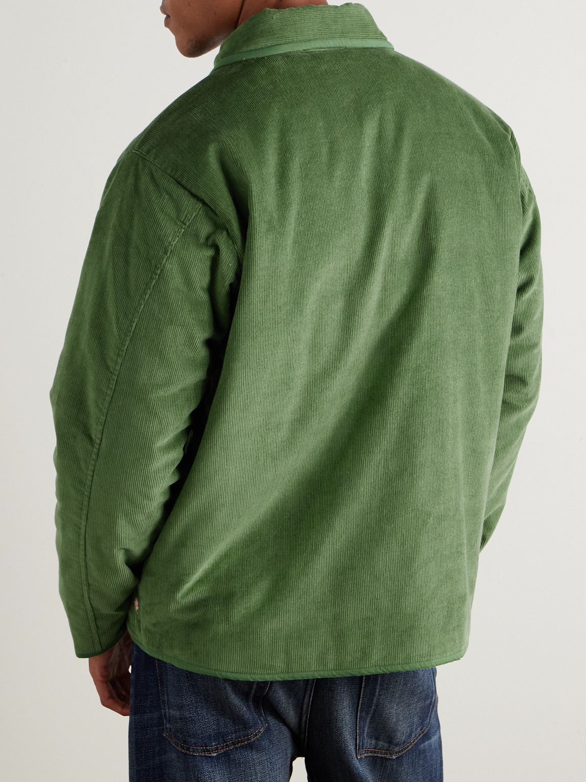  Kardo - Paiwand Studio Amardeep Embroidered Cotton-herringbone Jacket - Men - Green - S 