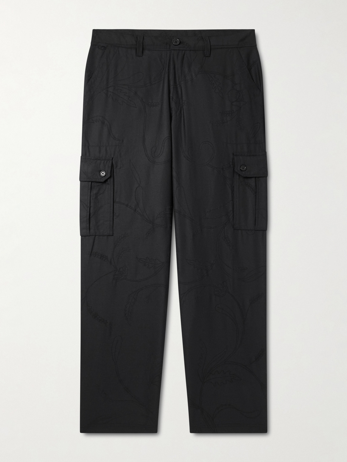 Kardo Straight-Leg Wool Trousers - Men