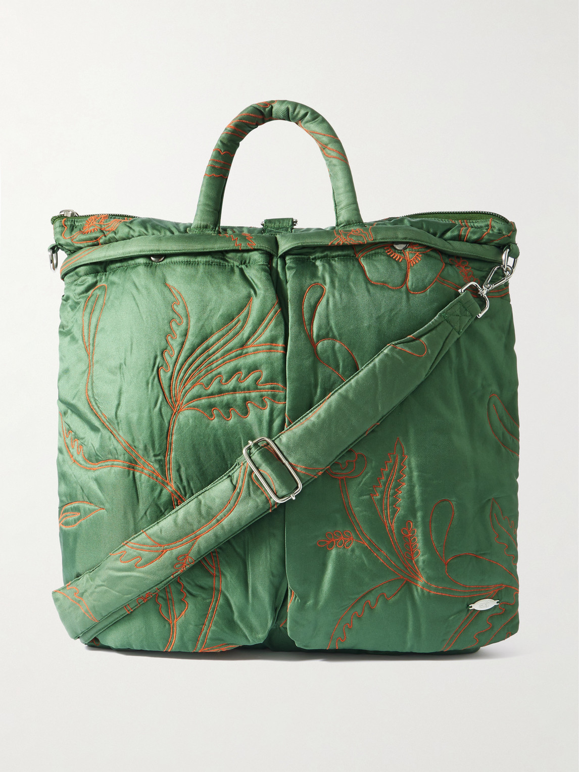 Kardo Embroidered Silk-Twill Tote - Men