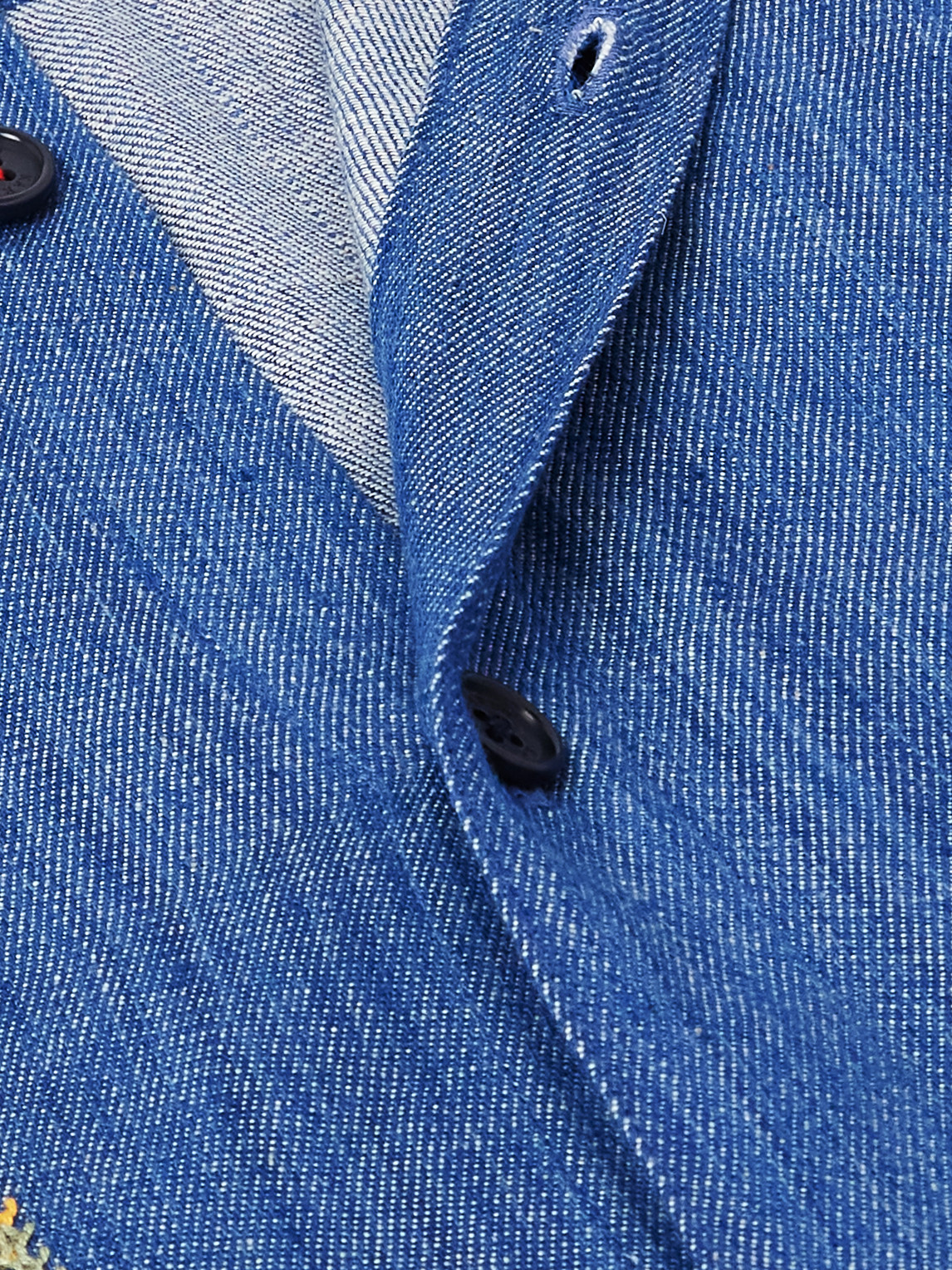  Kardo - Luis Embroidered Cotton-chambray Shirt - Men - Blue - M 