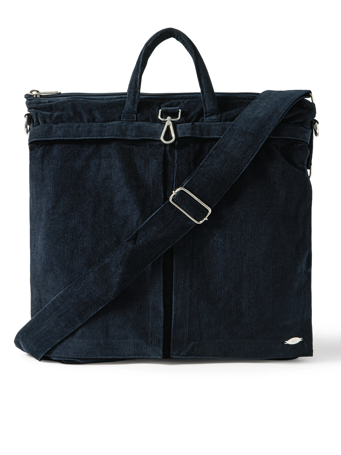 Kardo Organic Cotton-corduroy Tote In Blue