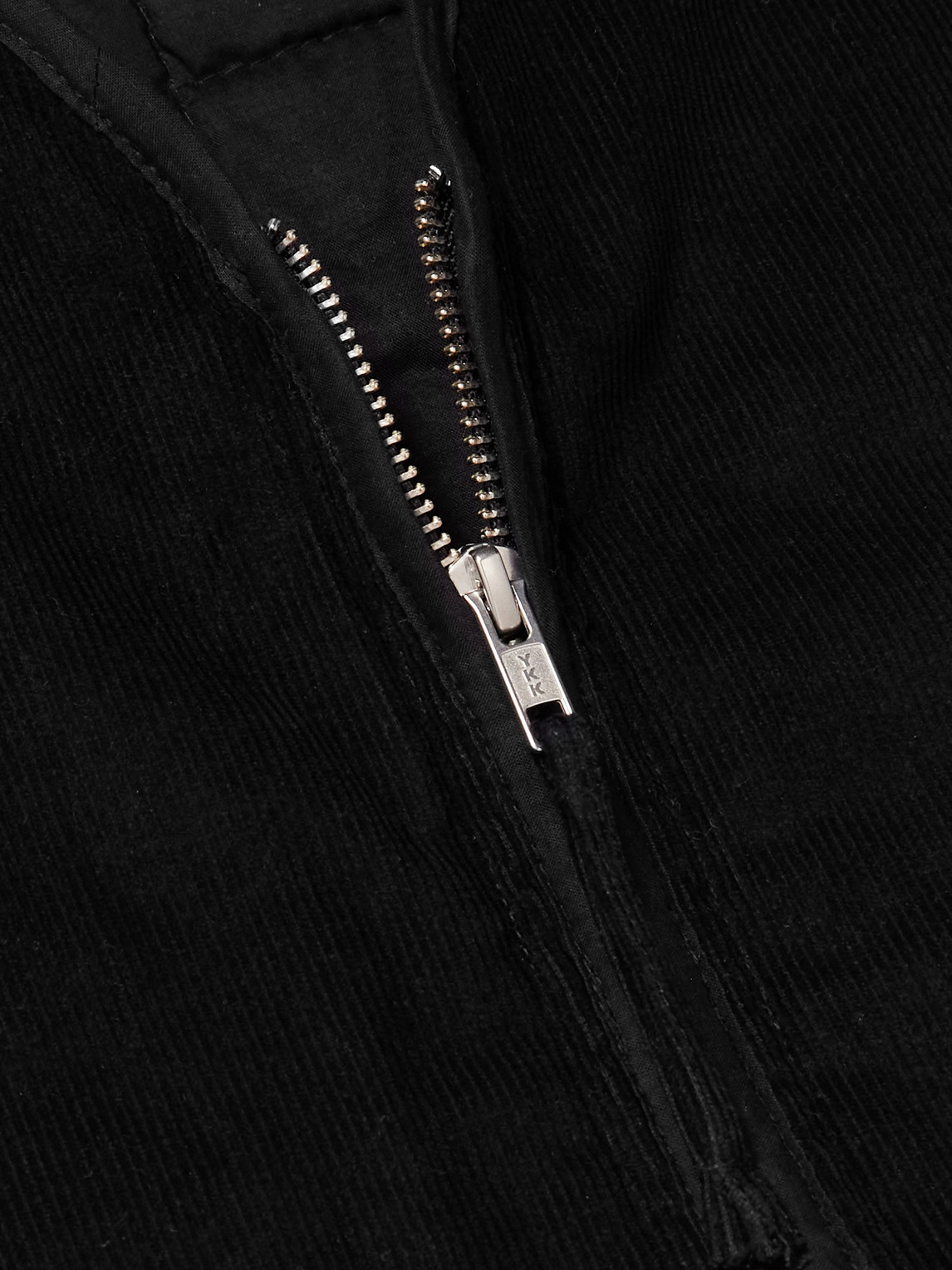 Kardo Chota Embroidered Cotton-corduroy Gilet In Black