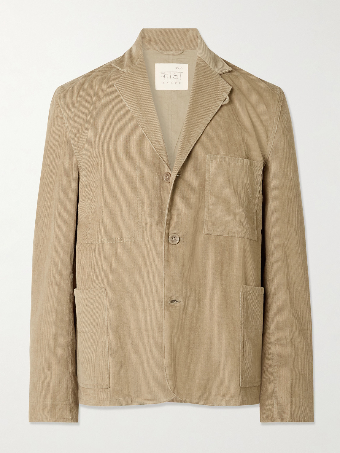 Kardo Somesh Cotton-corduroy Blazer In Brown