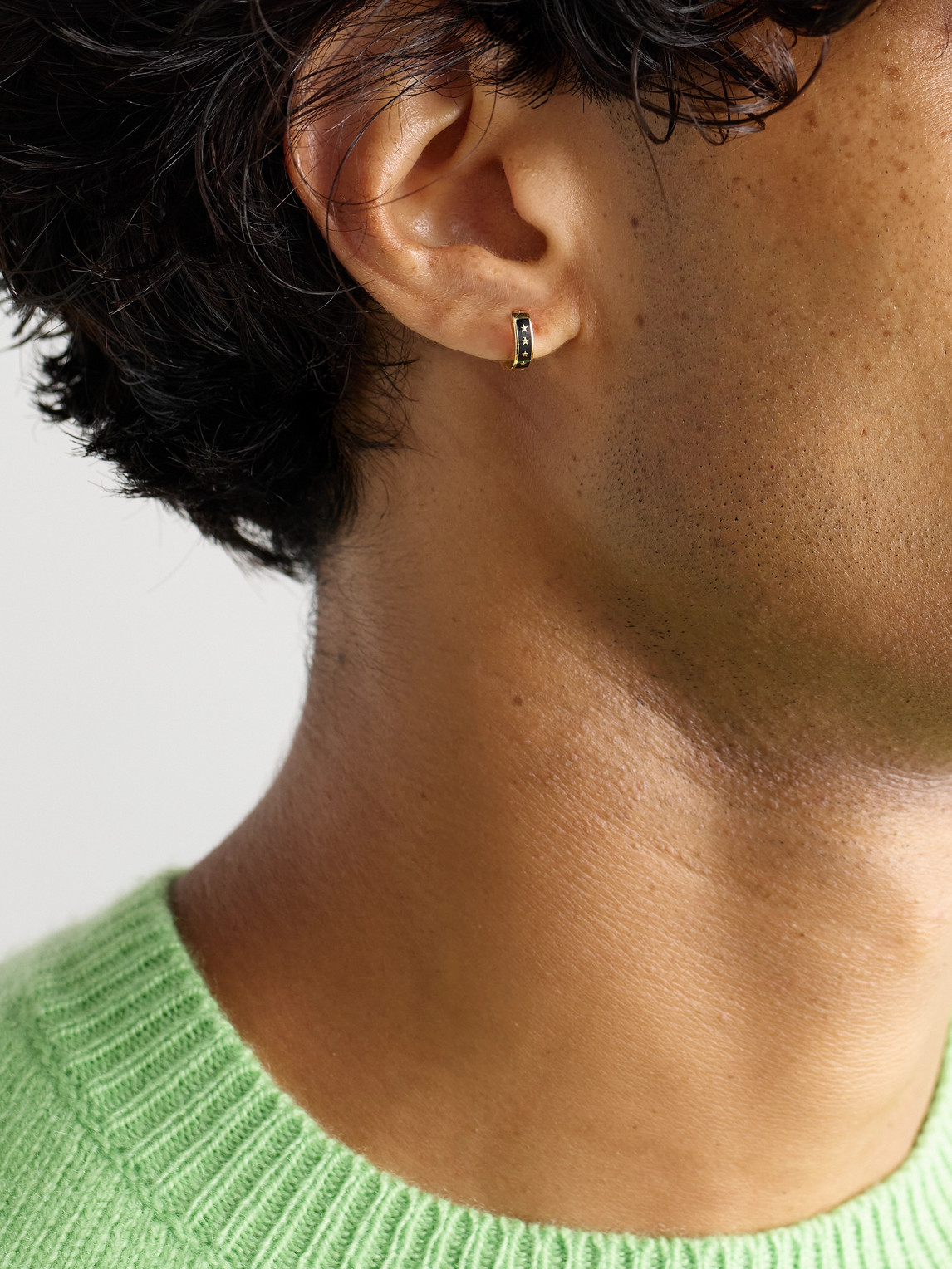 Resilience Tenet 18-Karat Gold Ceramic Earring — 2