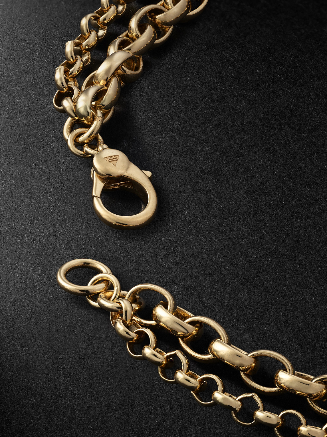 Foundrae Festoon 18-karat Gold Chain Bracelet In Gold