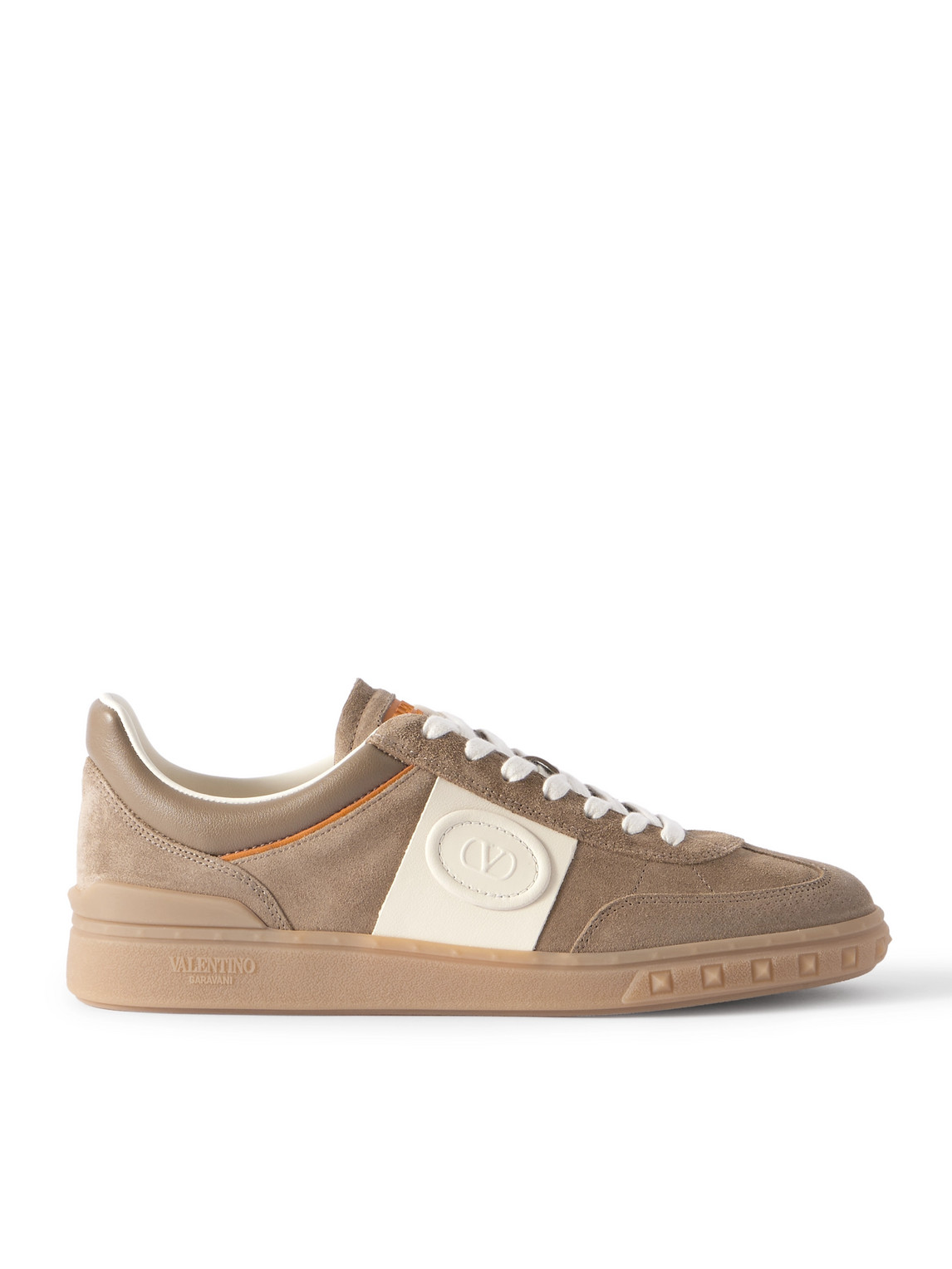 Valentino Upvillage Low-top Sneakers In Brown