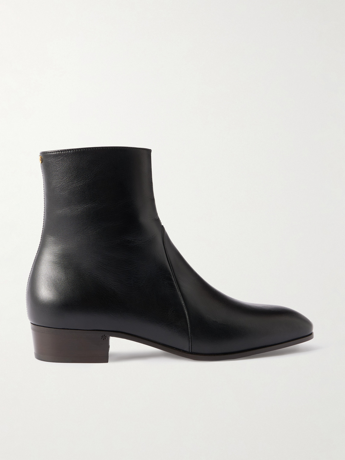 Valentino Garavani Pat Ankle Boots In Black