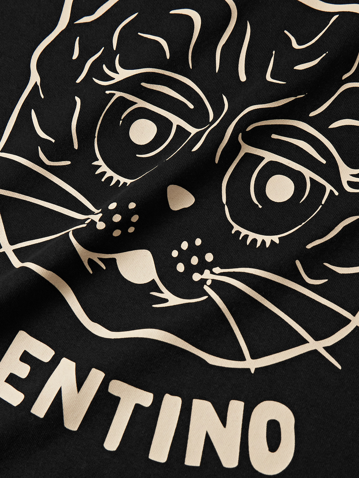 Valentino Garavani T-shirt With Le Chat De La Maison Print
