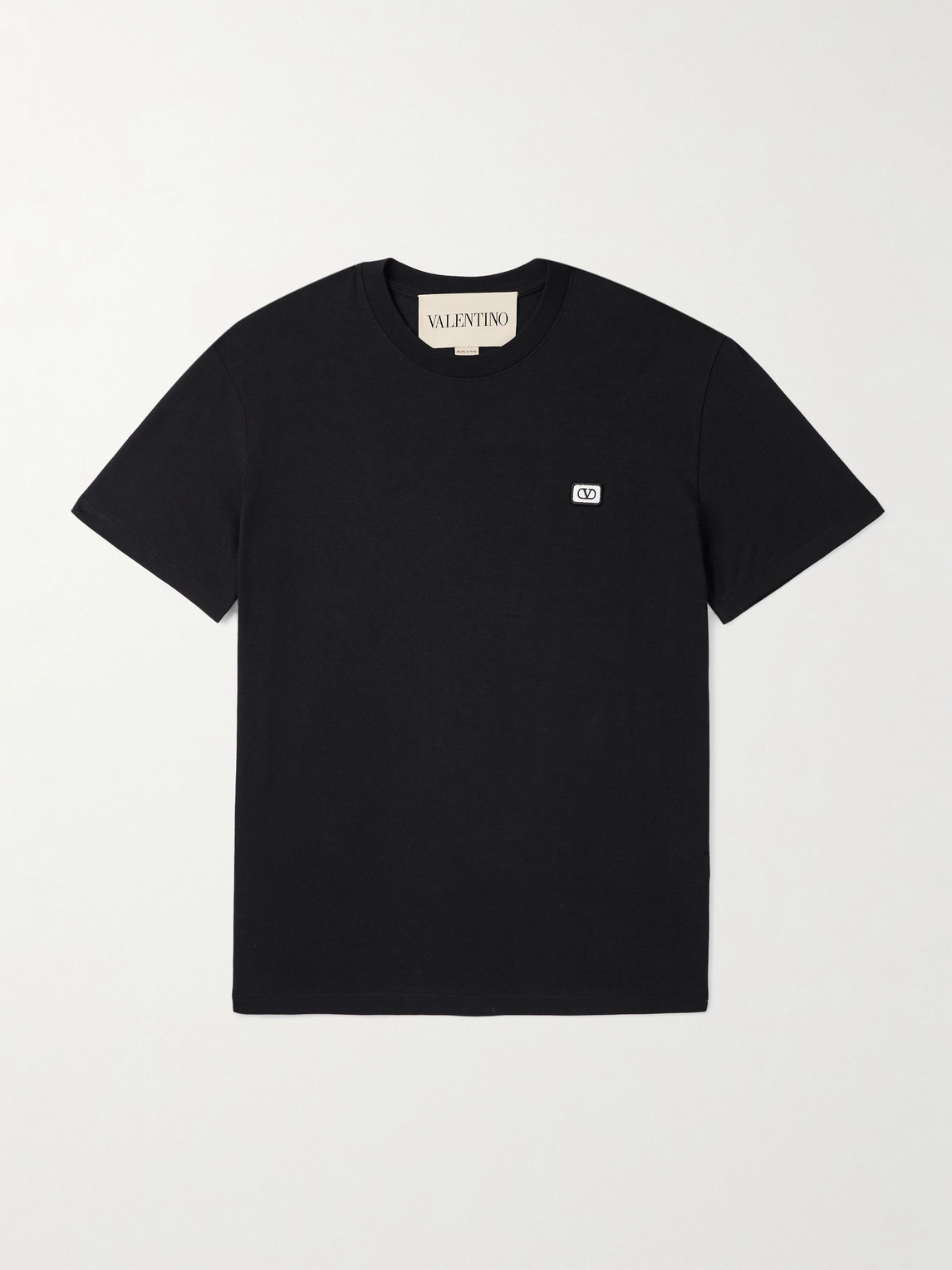 Valentino Garavani Logo-Appliquéd Cotton-Jersey T-Shirt - Men