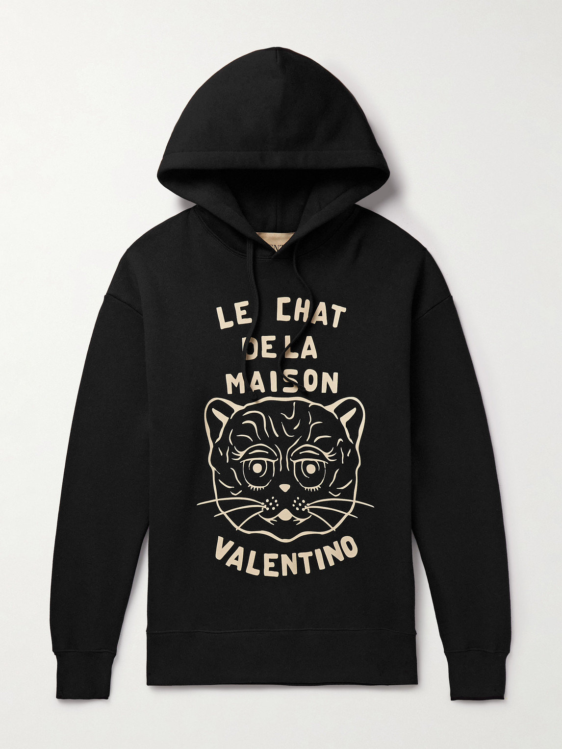 Valentino Garavani Logo-Print Cotton-Jersey Hoodie - Men