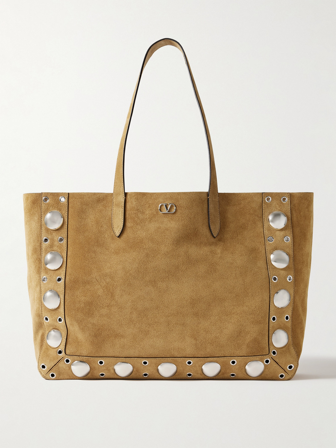 Valentino Garavani Nellcôte Large Embellished Suede Tote Bag - Men