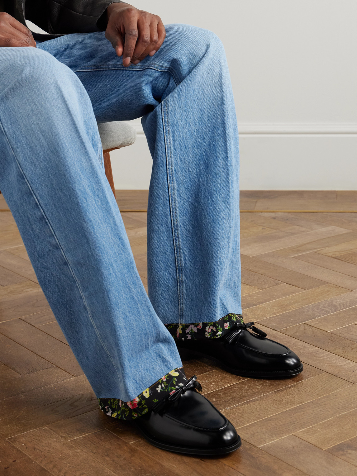 Valentino Bowshire Patent-leather Loafers