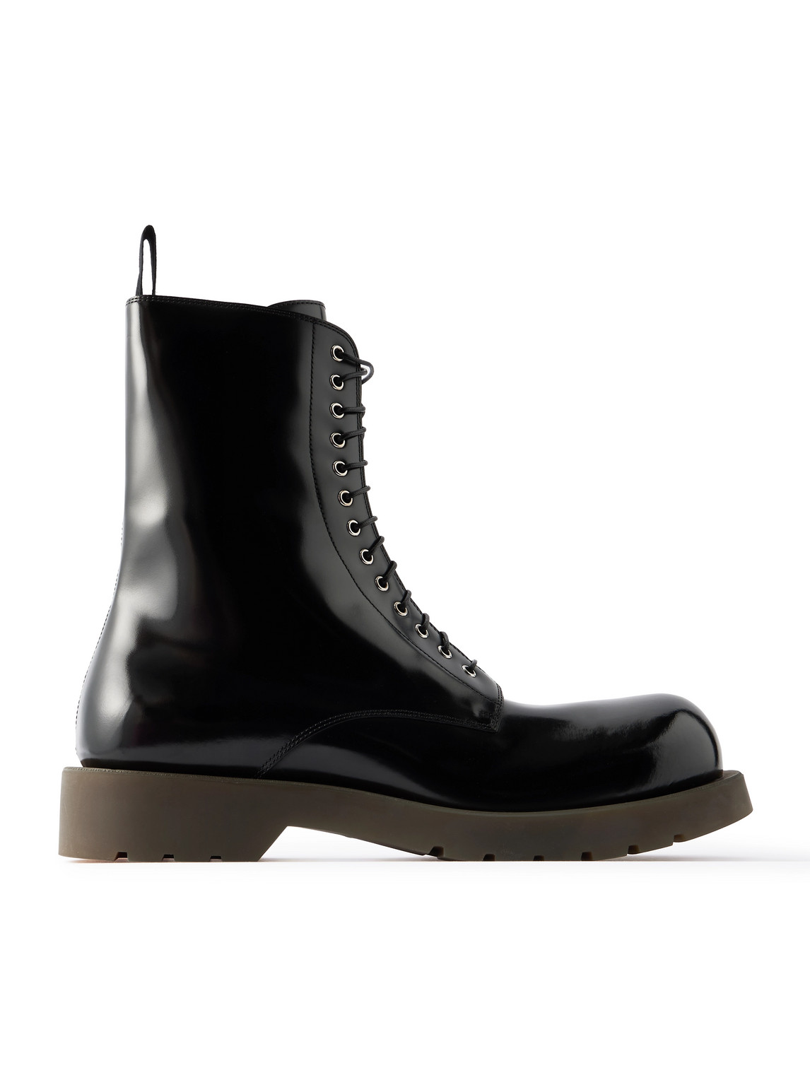 Jil Sander Ankle Boots With Chunky Sole And Pull Tab In Black