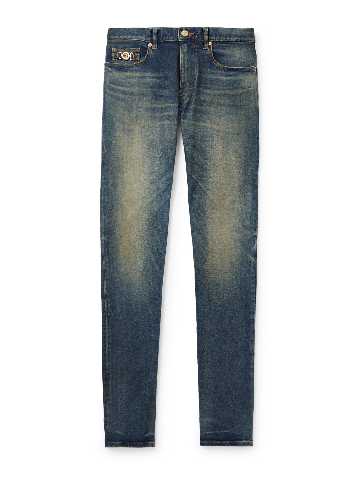 Versace Slim-fit Jeans In Blue