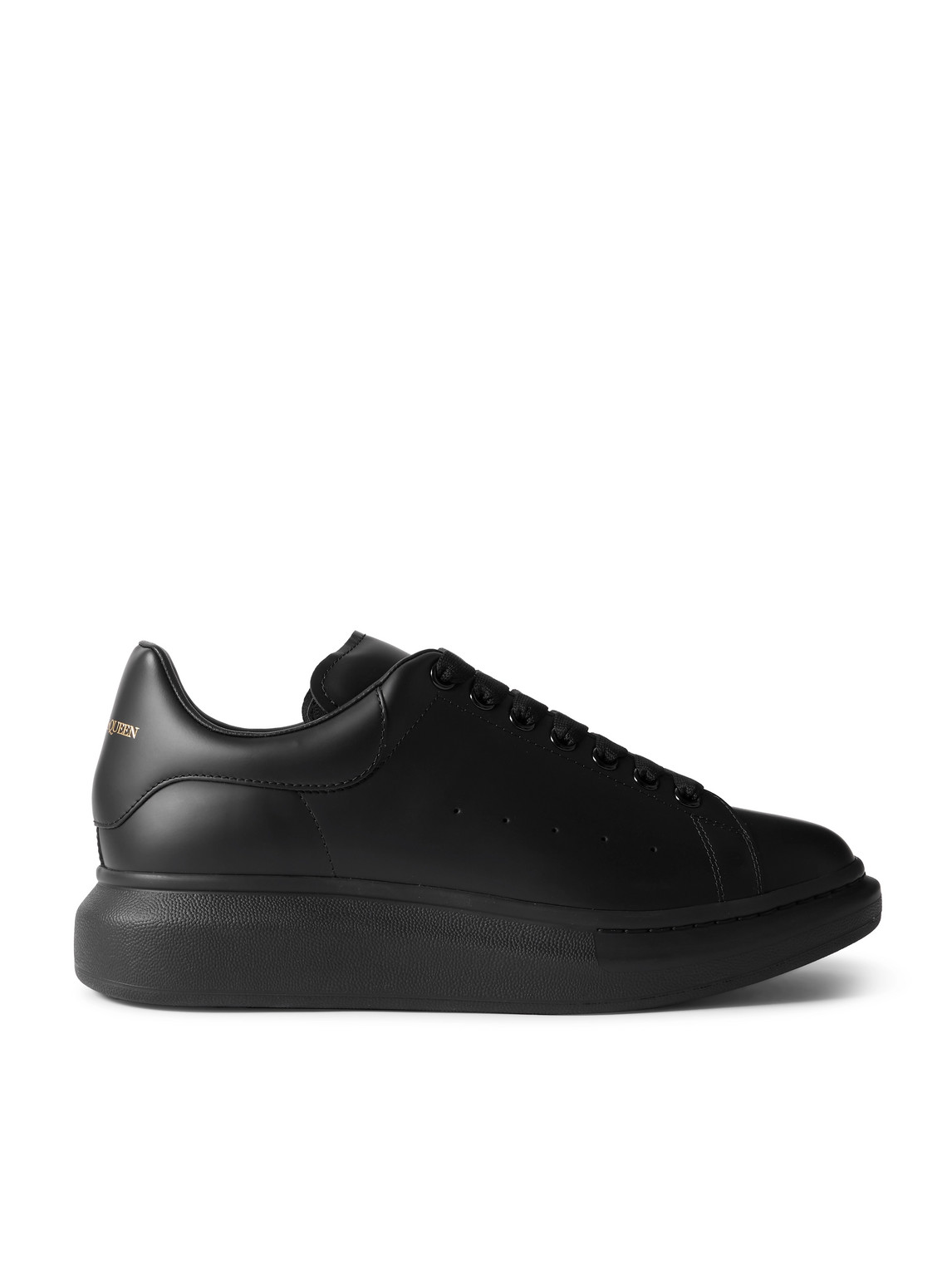 Alexander Mcqueen Exaggerated-sole Leather Sneakers