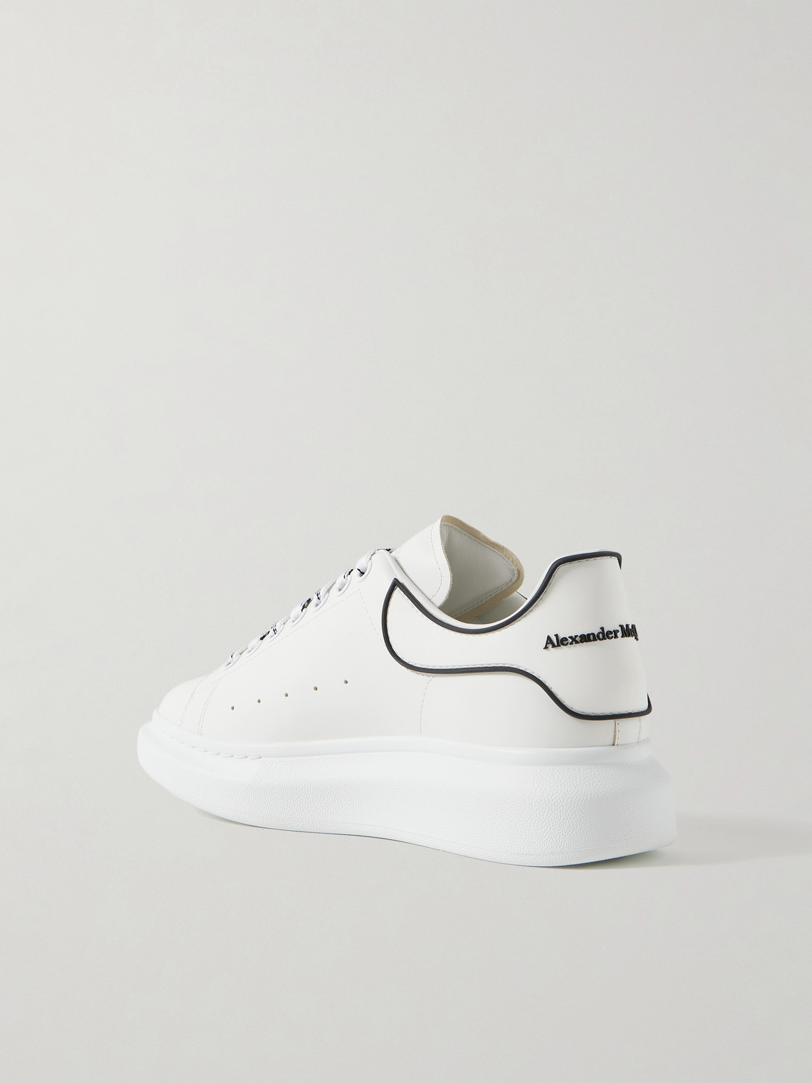Alexander Mcqueen Exaggerated-sole Leather Sneakers