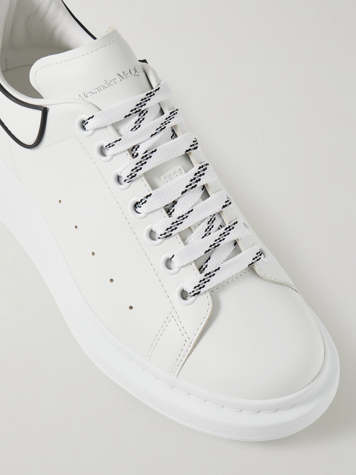 Alexander Mcqueen Exaggerated-sole Leather Sneakers