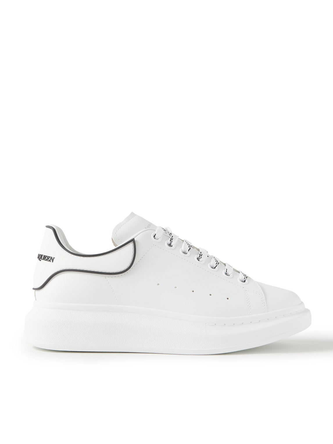 Alexander Mcqueen Exaggerated-sole Leather Sneakers