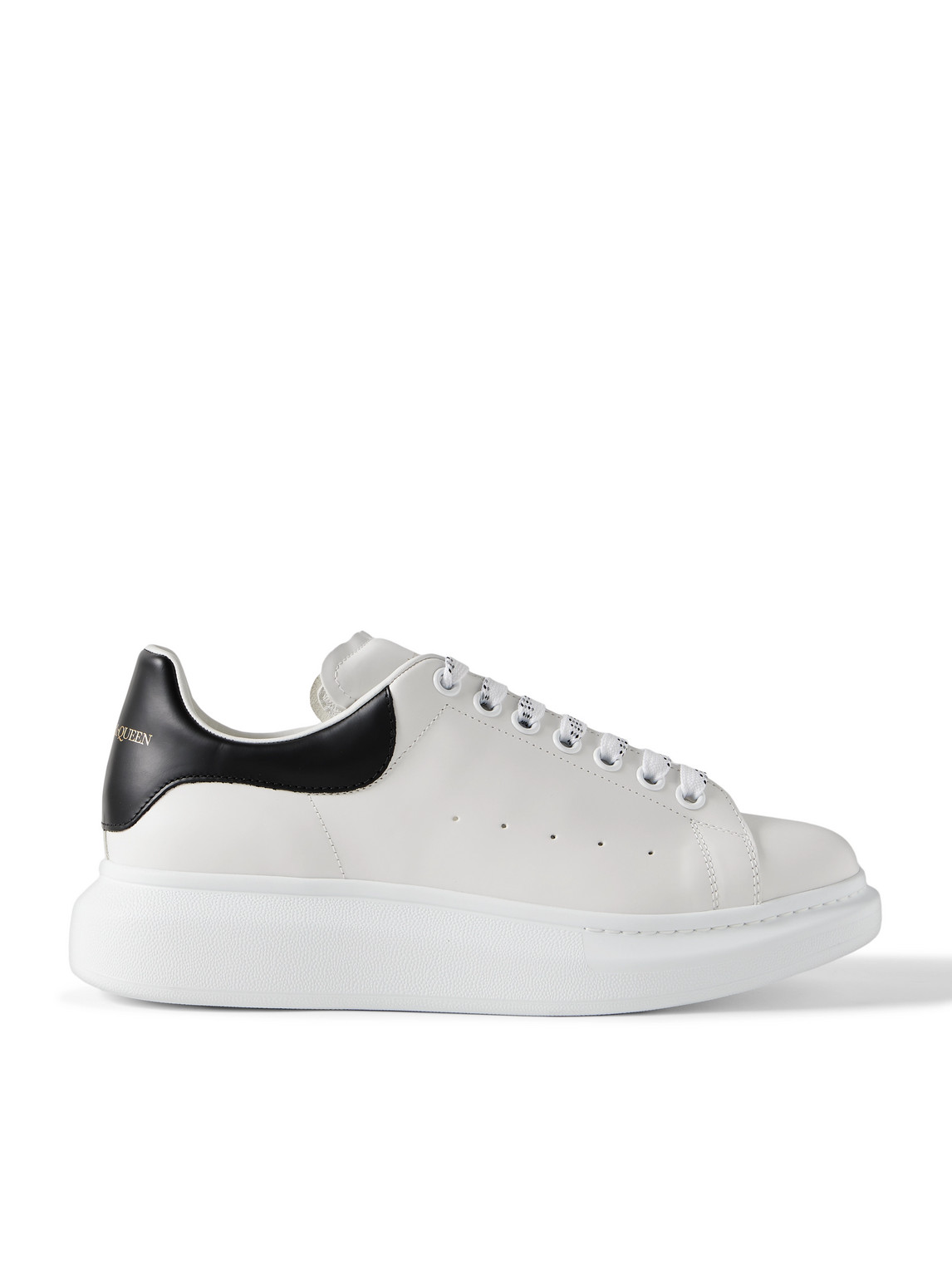 Alexander Mcqueen Exaggerated-sole Leather Sneakers