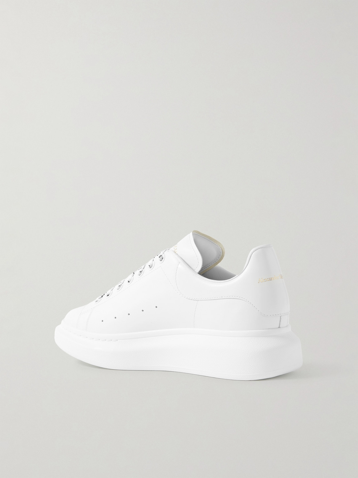 Alexander Mcqueen Exaggerated-sole Leather Sneakers