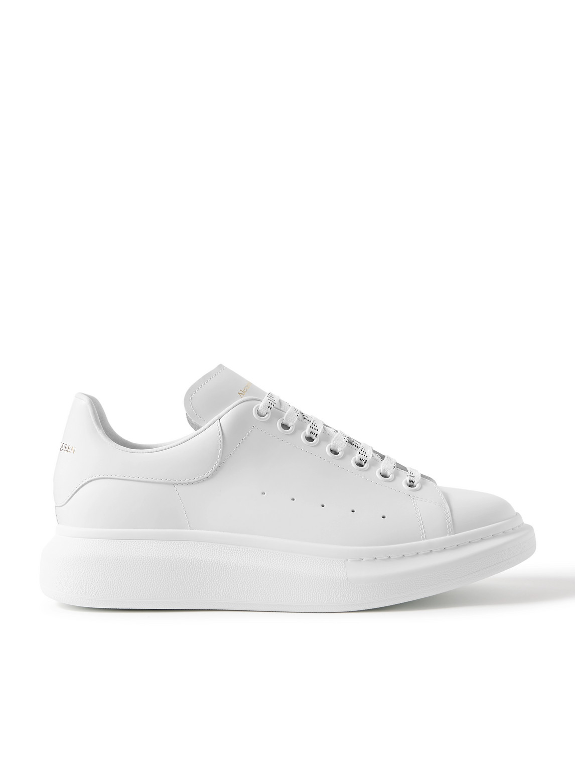 Alexander Mcqueen Exaggerated-sole Leather Sneakers