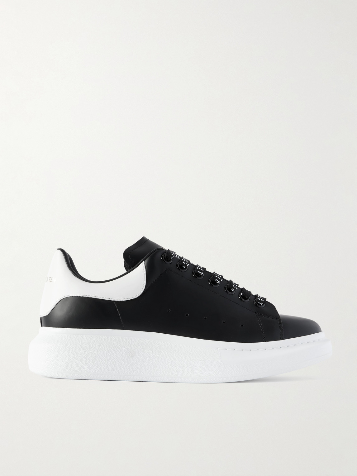 McQueen Exaggerated-Sole Studded Leather Sneakers - Men