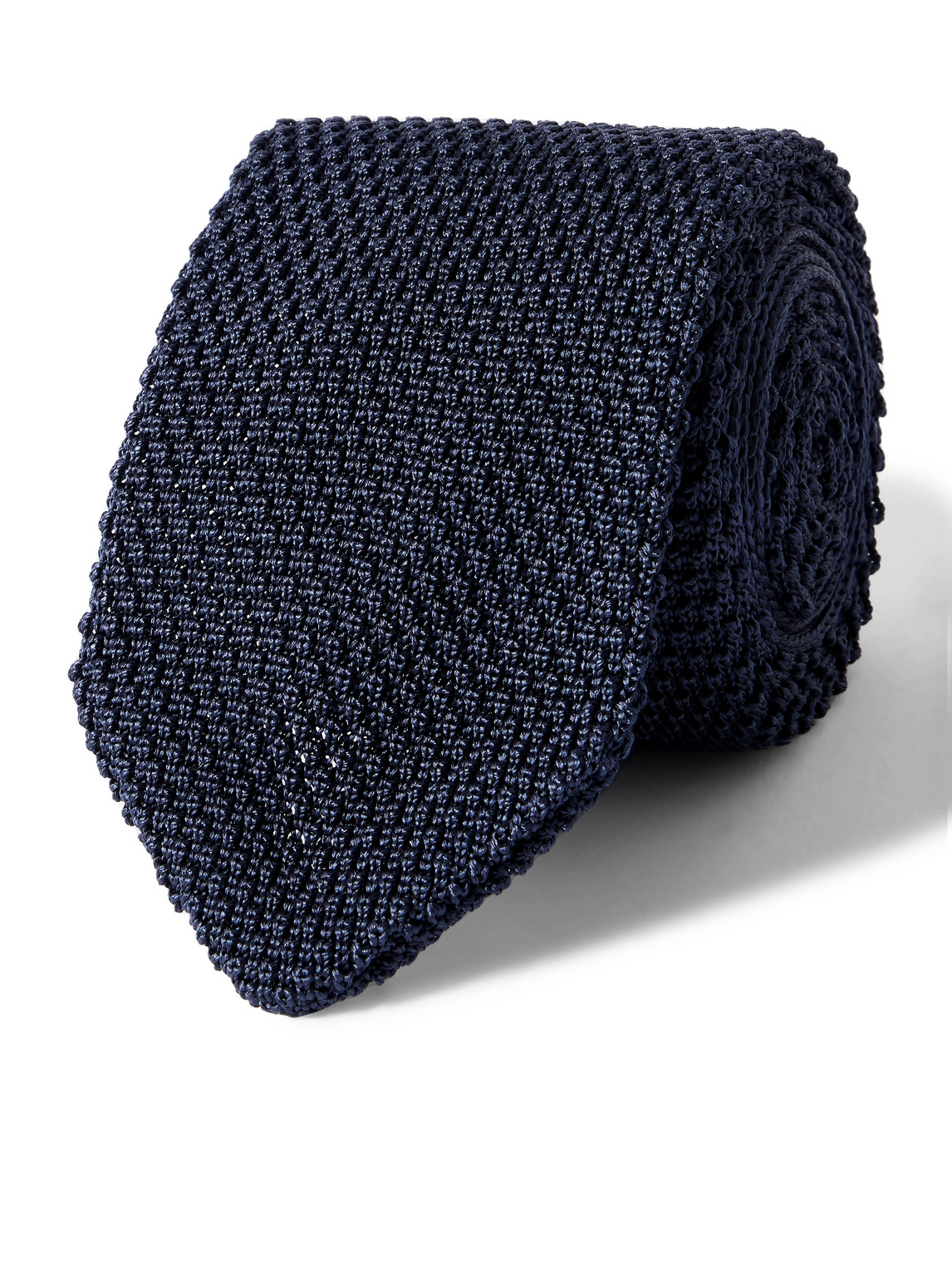 7cm Knitted Silk Tie