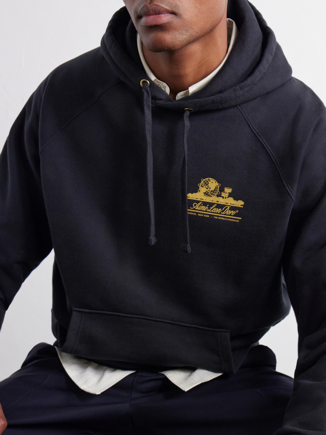 Aimé Leon Dore - Unisphere Logo-Print Cotton-Jersey Hoodie