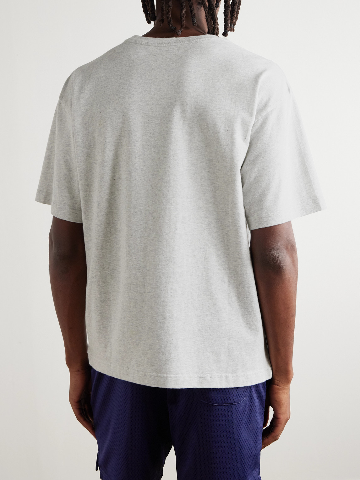 Aimé Leon Dore Logo-print Cotton-jersey T-shirt In Gray