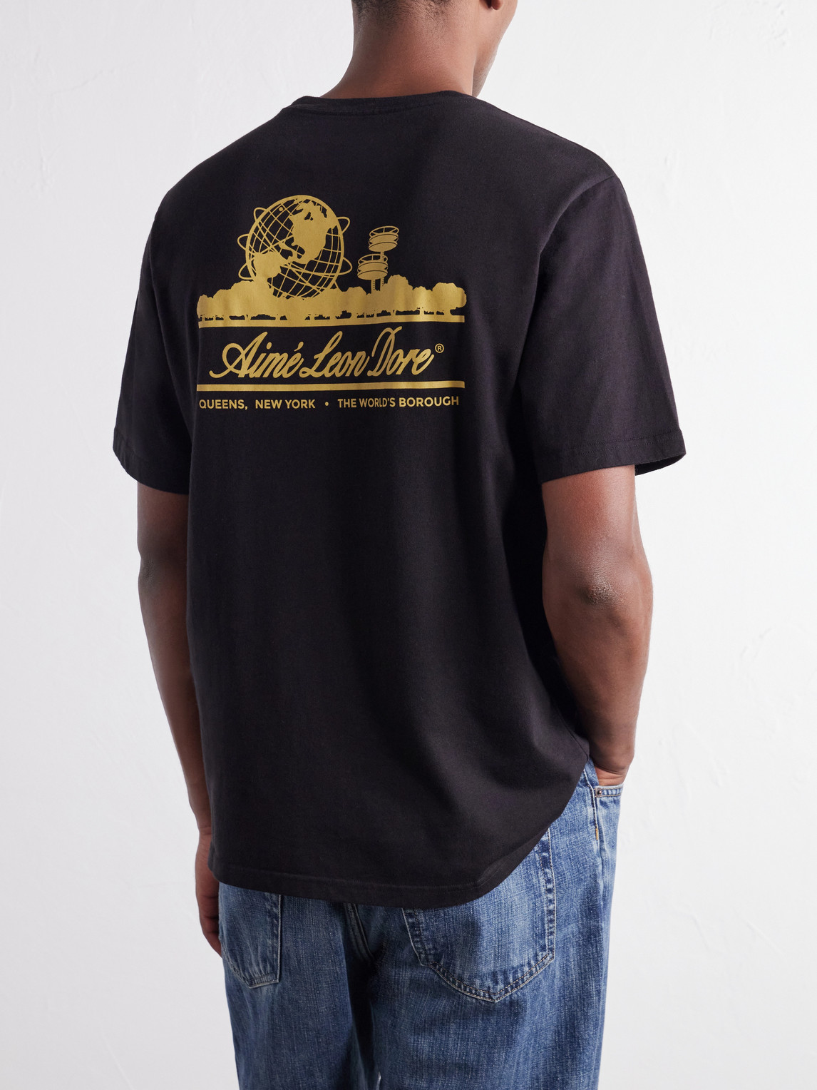 Aimé Leon Dore - Unisphere Logo-Print Cotton-Jersey T-Shirt