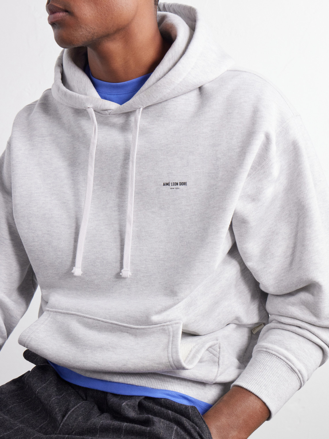 Aimé Leon Dore - Logo-Print Cotton-Jersey Hoodie