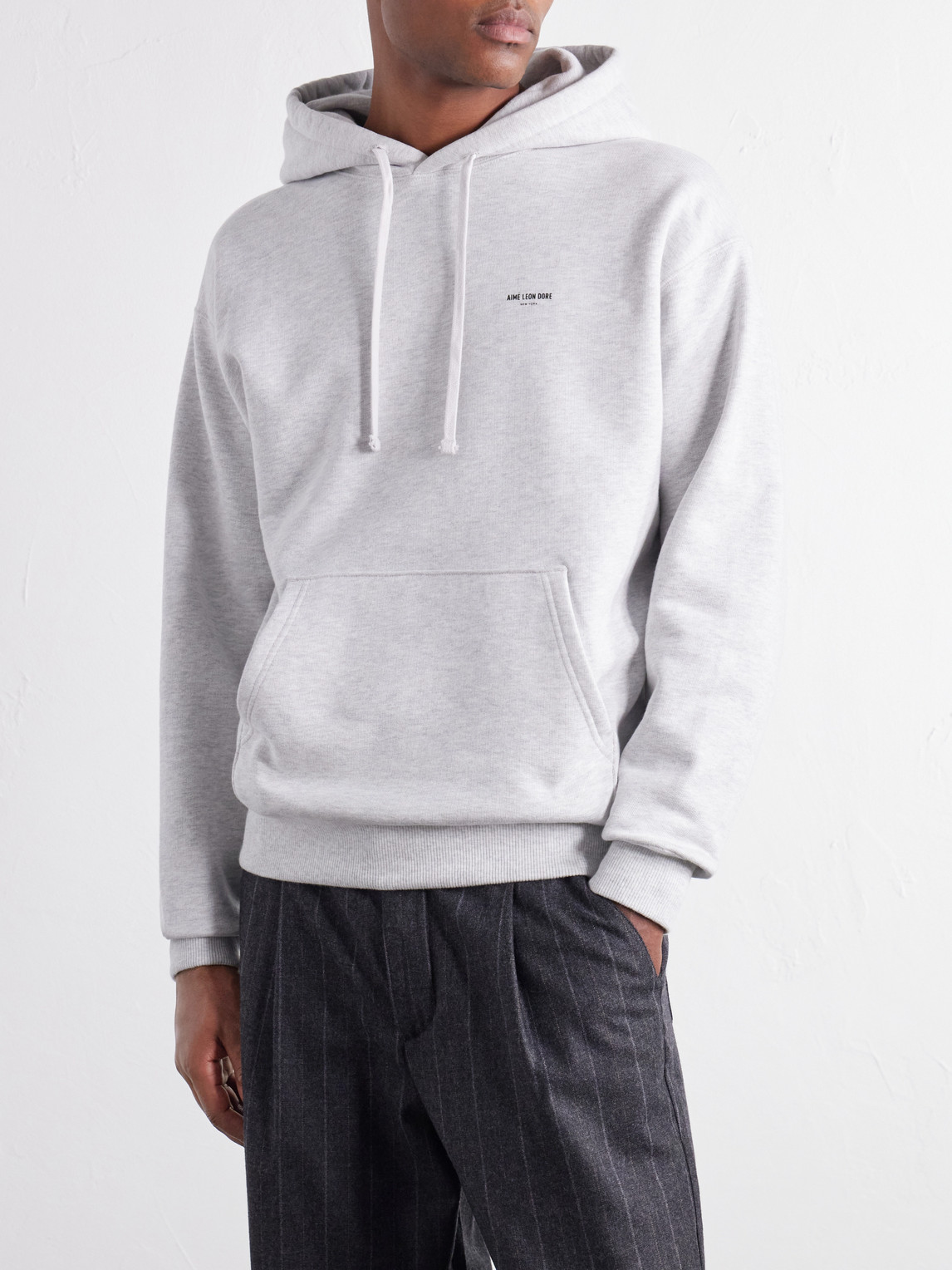 Aimé Leon Dore - Logo-Print Cotton-Jersey Hoodie