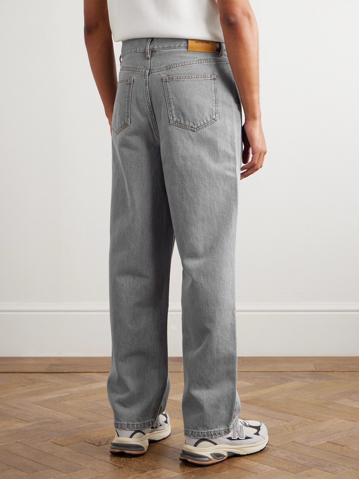 Aimé Leon Dore Straight-leg Jeans In Gray