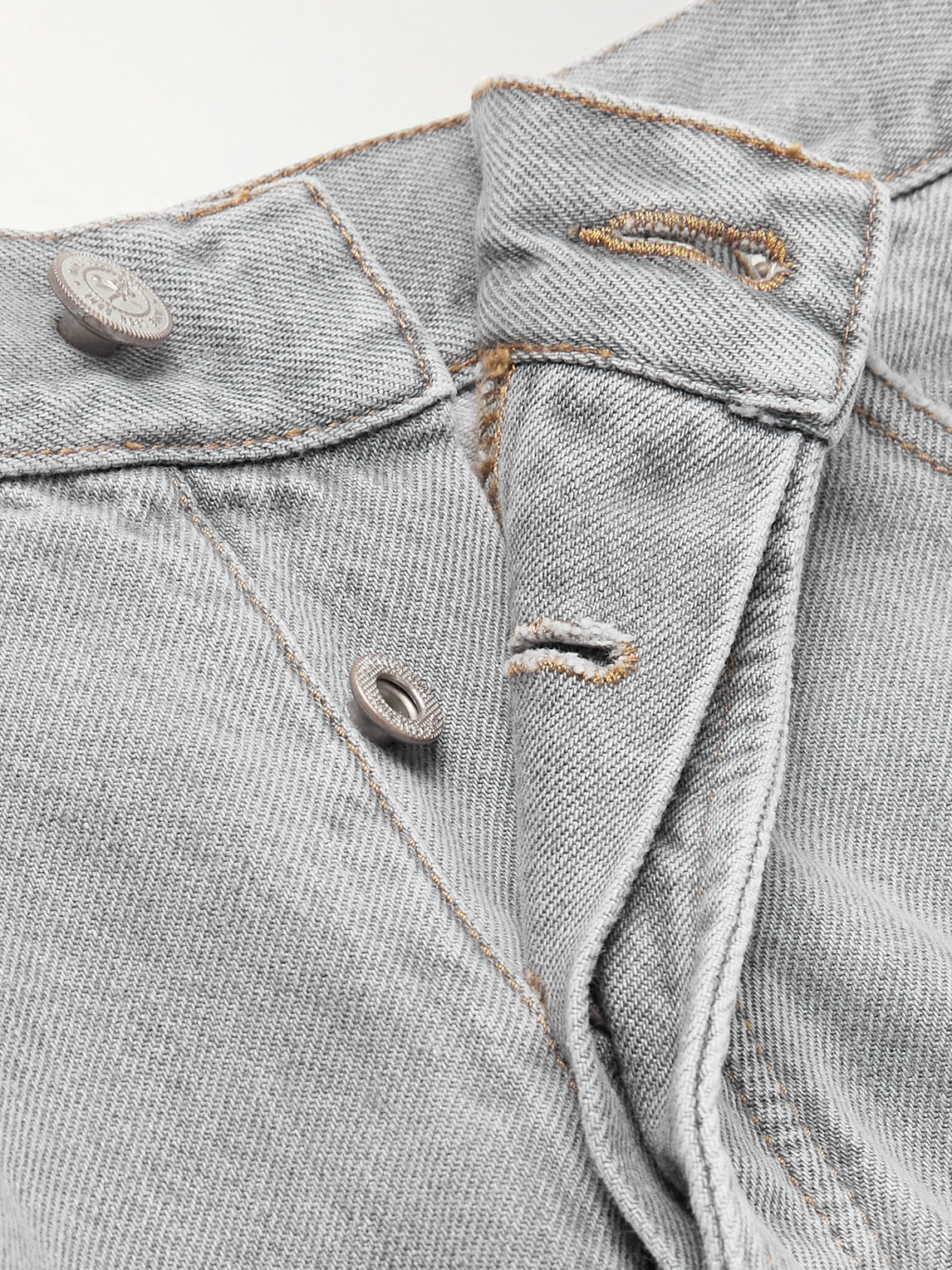 Aimé Leon Dore Straight-leg Jeans In Gray