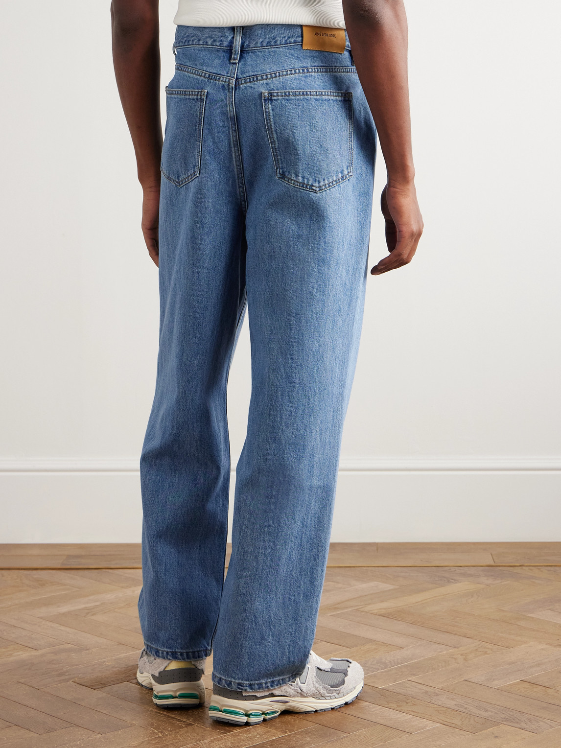 Aimé Leon Dore Straight-leg Jeans In Blue