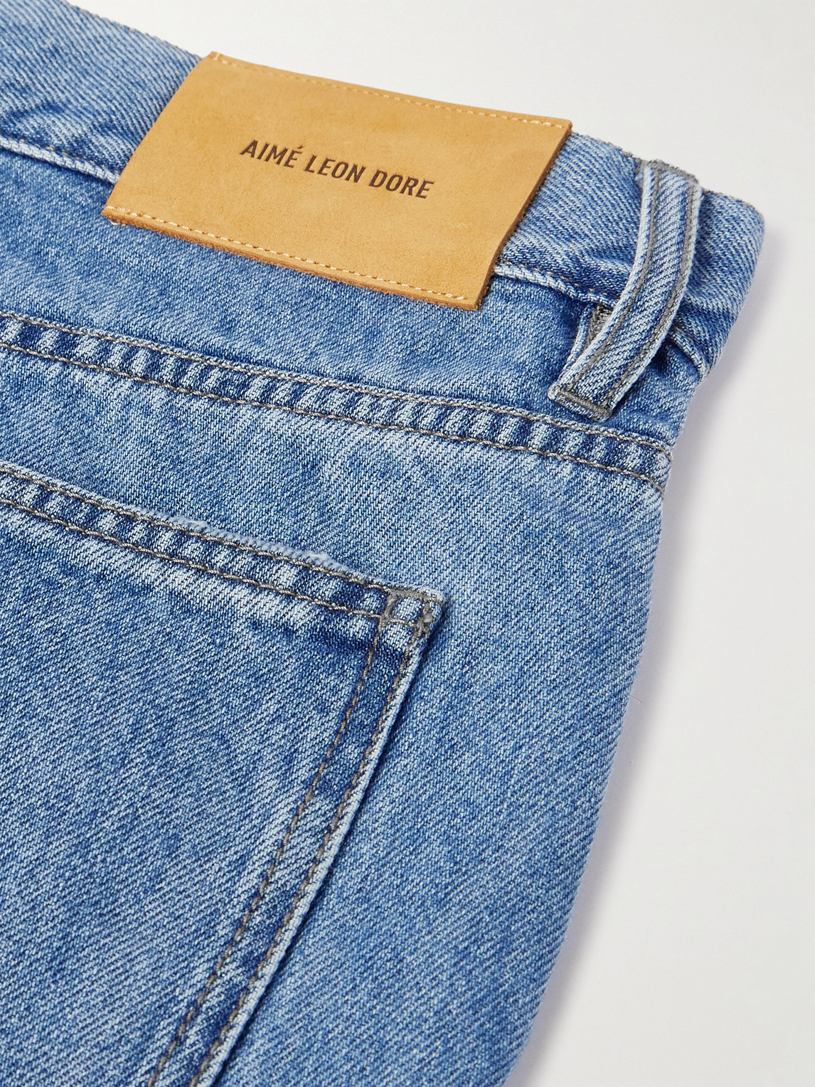 Aimé Leon Dore Straight-leg Jeans In Blue