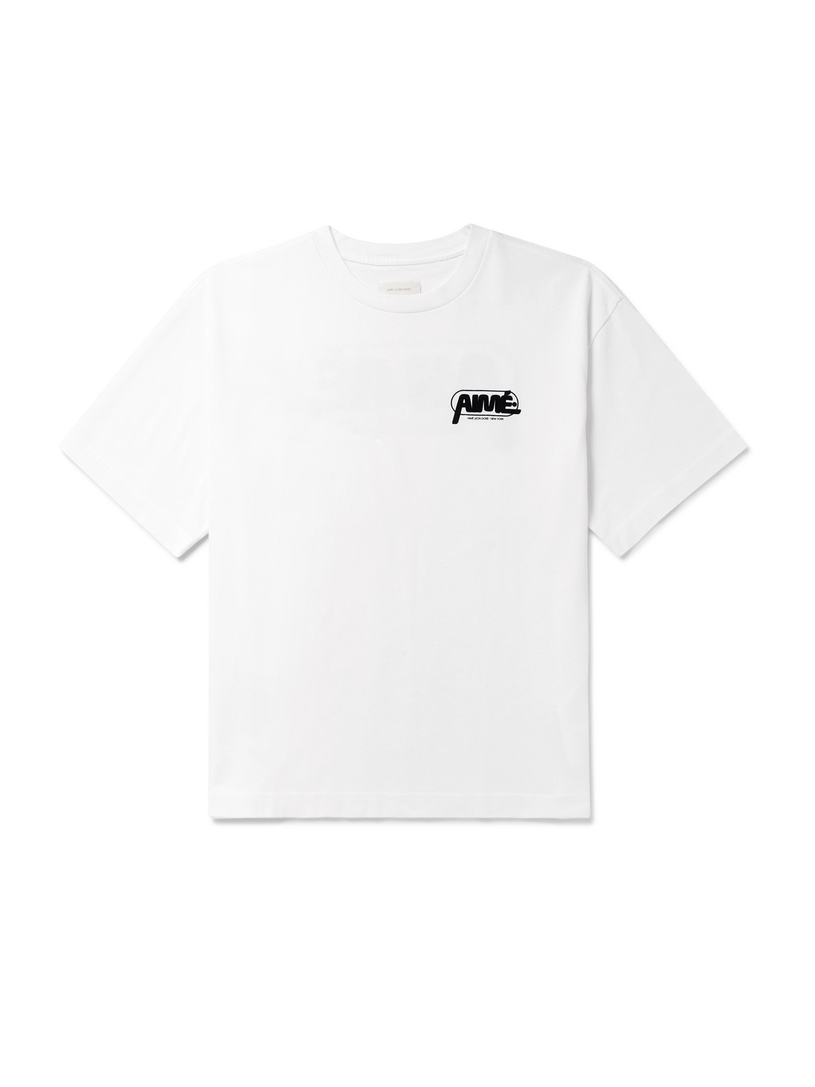 Aimé Leon Dore Gear Logo-print Cotton-jersey T-shirt In White