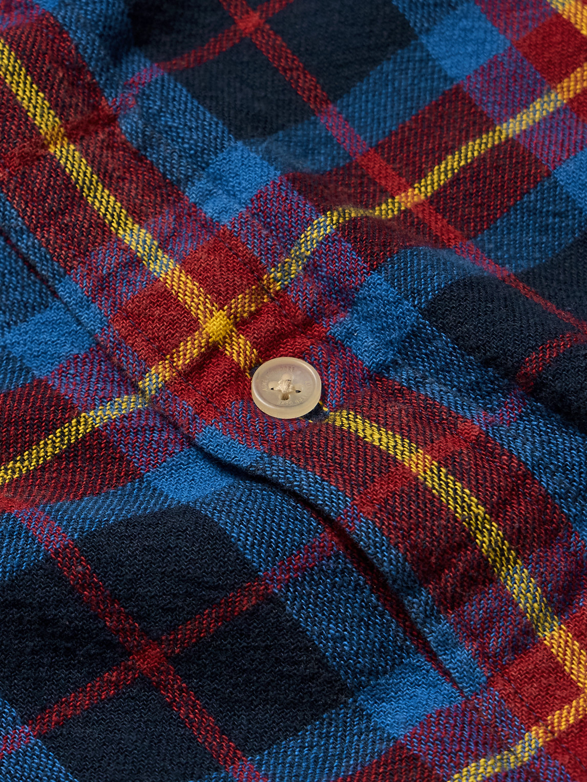 Aimé Leon Dore Checked Cotton-flannel Shirt In Blue
