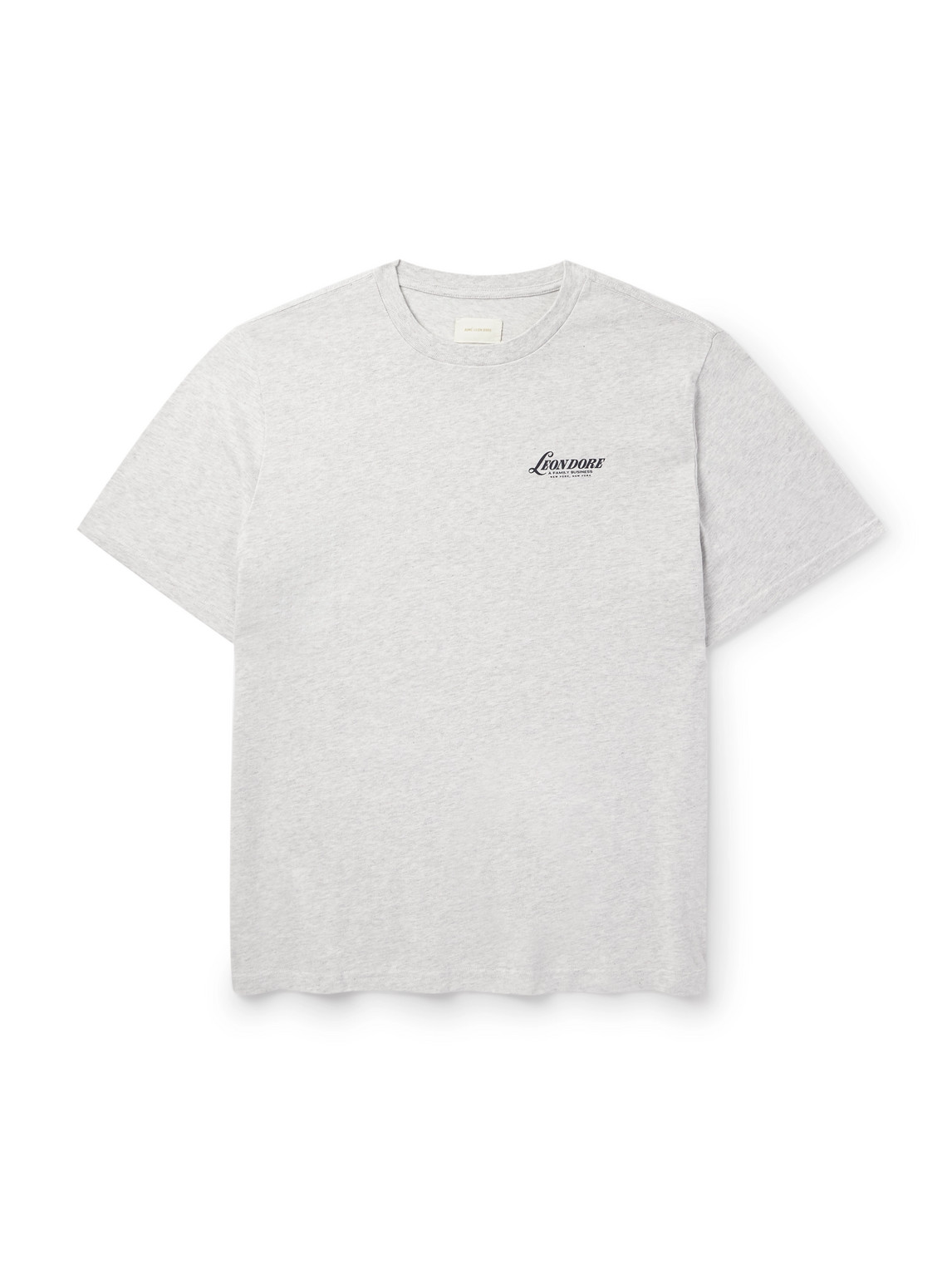 Aimé Leon Dore Records Cotton-jersey T-shirt In Gray